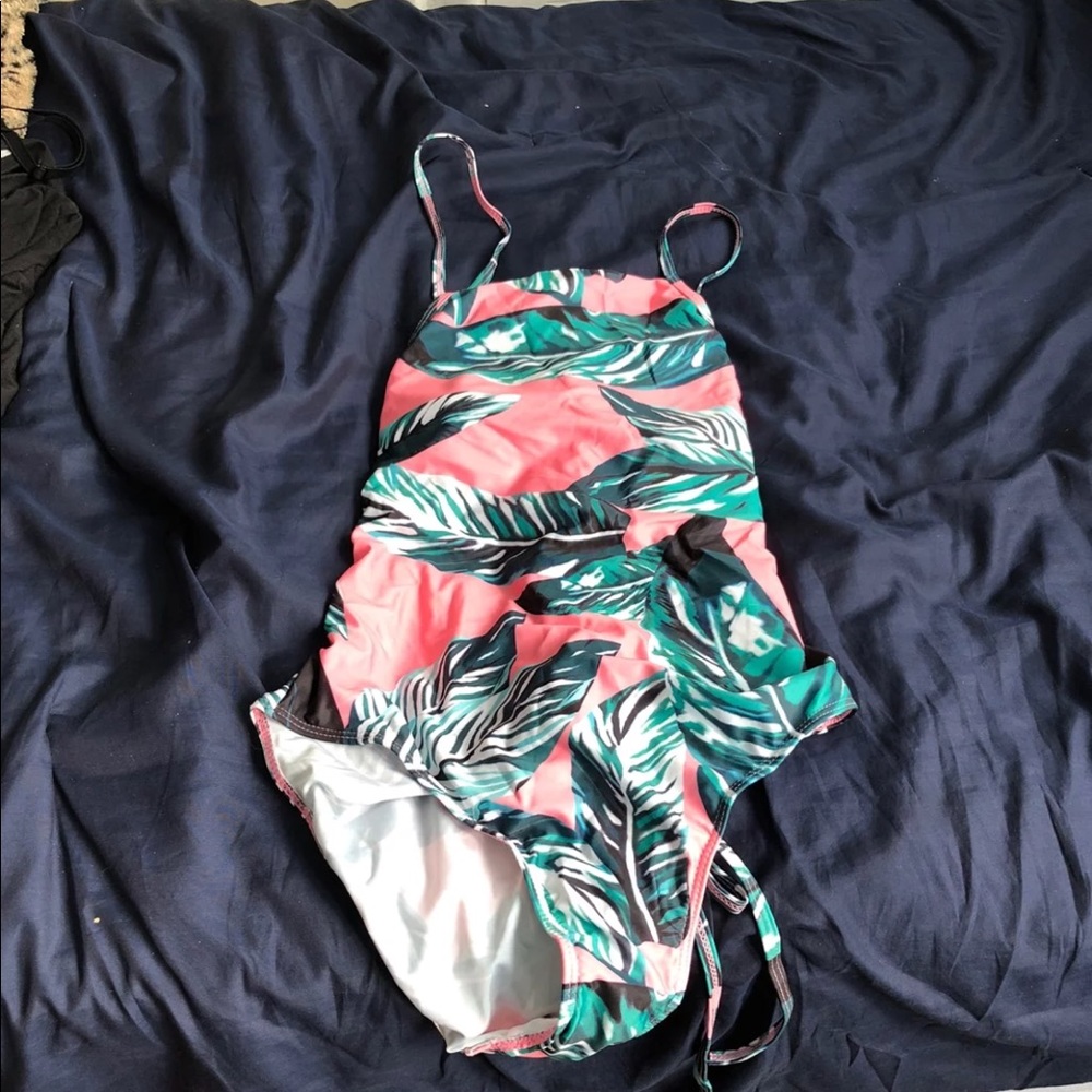Tropical Print Swimsuit